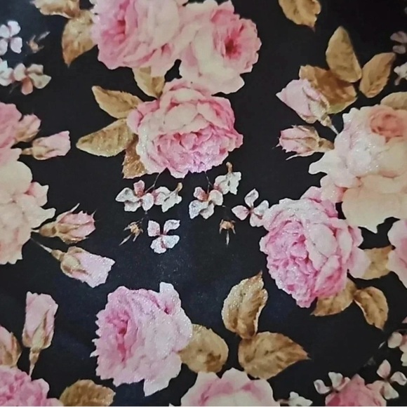 For Love and Lemons Kate Mini Dress Long Sleeve Black Floral Size Small - Picture 5 of 9